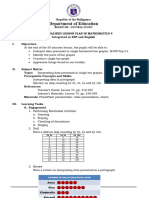 LESSON PLAN in MATH4 Interpret Data Presented in Single Bar Graphs