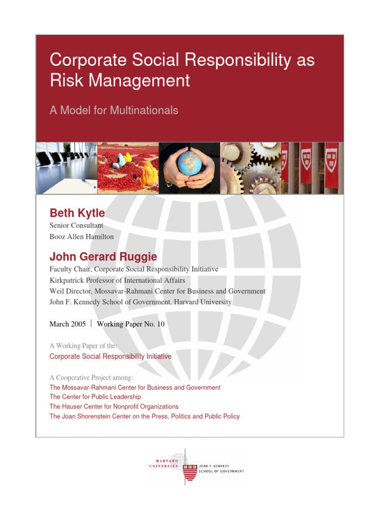 02-CSR As Risk Management Harvard 2005 | PDF