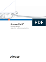 Utimaco LIMS. Interception Légale de Services de Télécommunications