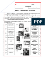 História - 9 Profissões - Trabalhos Do Presente Do Passado e Sustentáveis