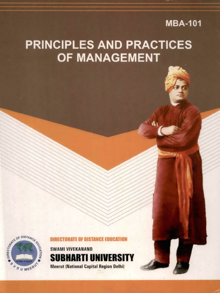 Principles And Practices Of Management Pdf