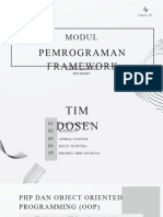 Modul: Pemrograman Framework