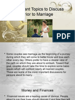 05 Important Topics To Discuss Prior To Marriage