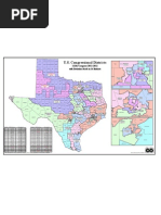 Texas Railroad Commission District Map | PDF | Texas