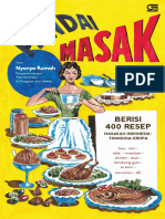 Pandai Masak Berisi 400 Resep Masakan Indonesia - Tionghoa - Eropa (Nyonya Rumah)