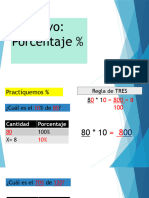 Objetivo: Porcentaje %