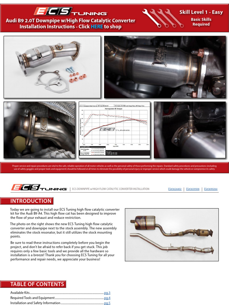PDF_25258_Audi_B9_2.0T_Downpipe_w-High_Flow_Catalytic_Converter ...
