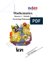Math8 q1 Mod2 Factoring-Polynomials v5