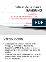 Características de La Marca SAMSUNG