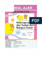 MODUL AJAR Bab 4. Kekongruenan Dan Sudut Dari Bangun Datar