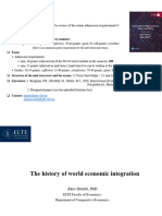 Topic 1 - The History of World Economic Integration