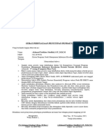 Surat Pernyataan Penutupan Pendaftaran Ukom