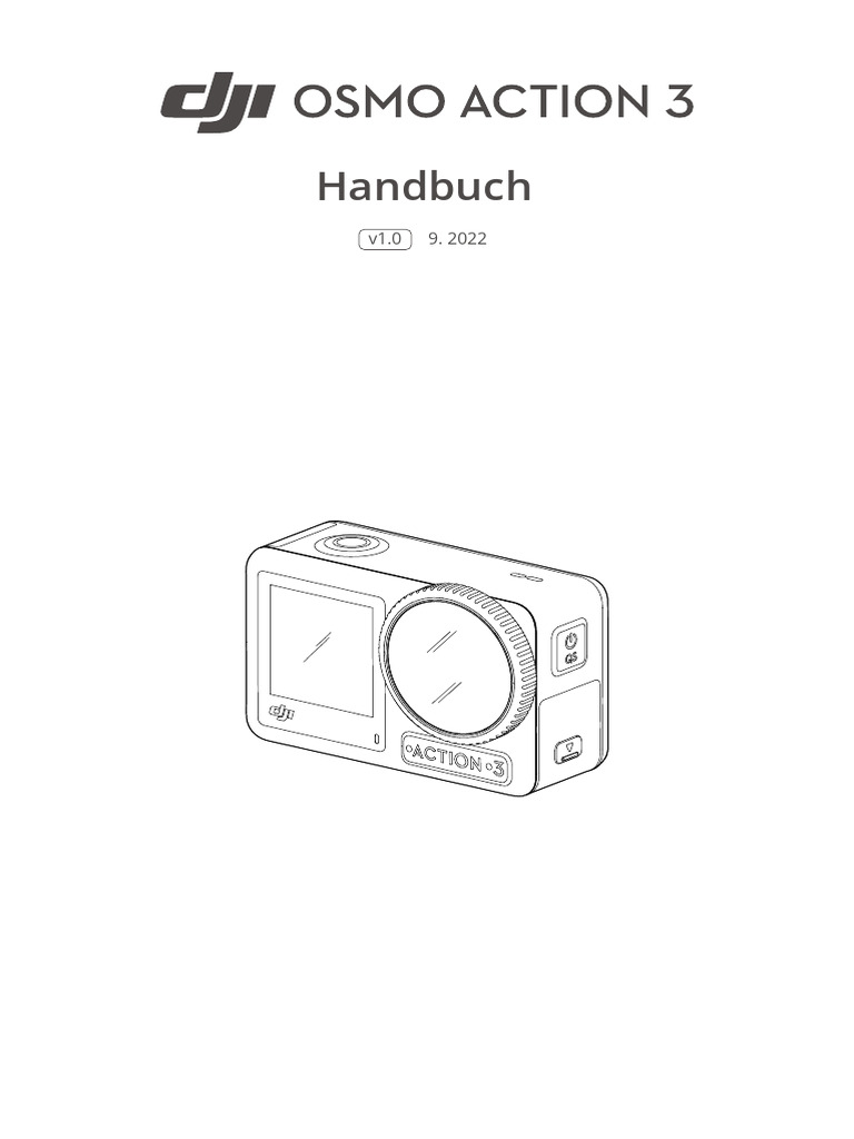 DJI_Osmo_ Action_ 3_User_Manual_v1.0_de PDF