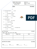 1st Exam Welcome-1 PDF