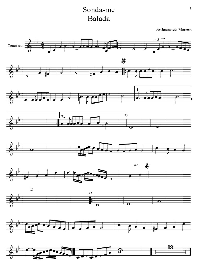 Tenor Sax | PDF