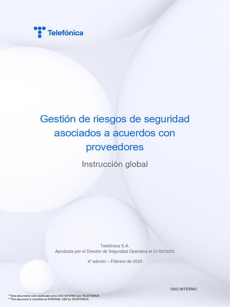 Riesgos de Proveedores en Seguridad Informática | PDF | La seguridad ...