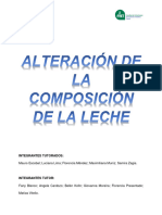 Alteración de La Composición de La Leche - ABP - 10-05-2023