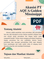 Ekonomi Industri - Akusisi Aqua