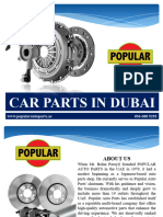 Car Parts in Dubai