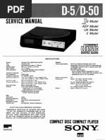 SONY CDプレーヤー D-50 取扱説明書付き SONY CDプレーヤー D-50 取扱