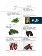 Variedad de Chiles