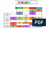 Horario-Sagrado Corazon de Jesus