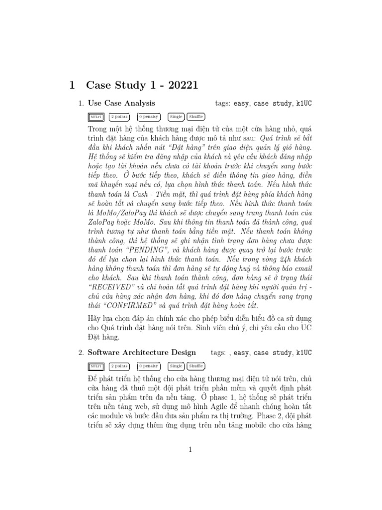 Introduction To SE Question Bank | PDF