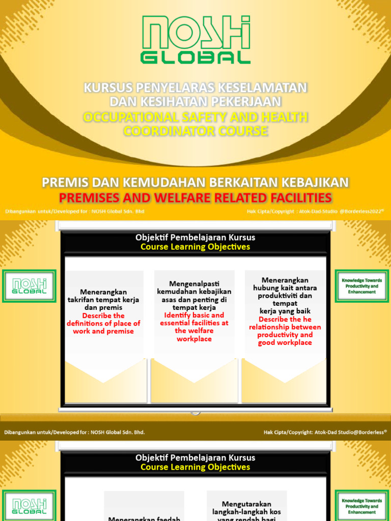 011 - Premise and Welfare Related Facilities | PDF