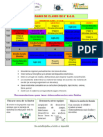 Horario de Clases 2022