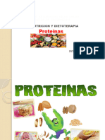 Proteínas: Curso: Nutricion Y Dietoterapia