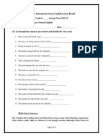 Gr. 6 Revision Worksheet Second Term