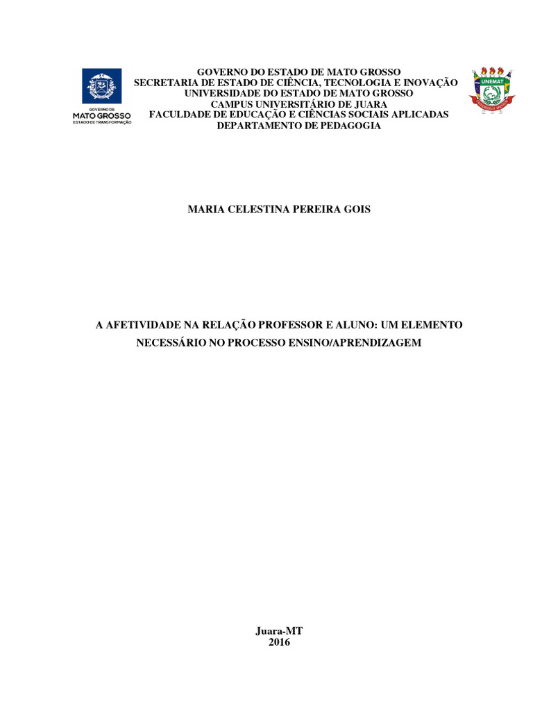 Afetividade na pdf