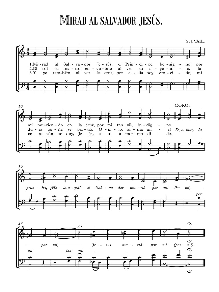 MIRAD AL SALVADOR JESÚS | PDF