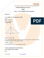 Class 7 Maths NCERT Solutions For Chapter 6 - The Triangle and Its Properties