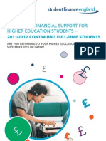 A Guide To Financial Support For Higher Education Students