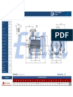 TEFC IE1 EM225M-4 Class F: Dimension