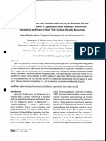 Comparison of Properties by Hydro-Distillation and SCFE of Crassna