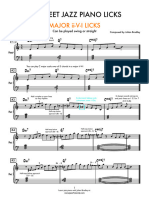 56 Sweet Jazz Piano Licks