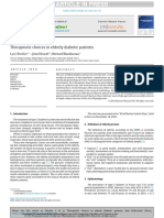 Therapeutic Choices in Elderly Diabetic Patients