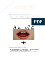 Actividades Fonema A Grupo de Tls