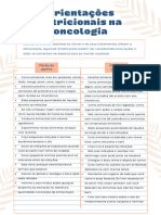 Orientação Nutricional Na Oncologia