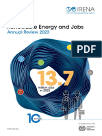 Renewable Energy and Jobs: Annual Review 2023