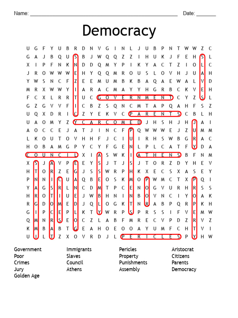 Democracy Answer Key | PDF