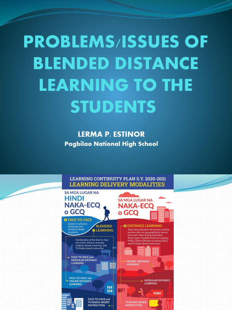 Estinor - Problems Issues of Blended | PDF