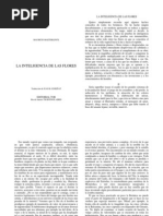 Download Maeterlinck Maurice - La Inteligencia de Las Flores by Bar Coral SN67450675 doc pdf