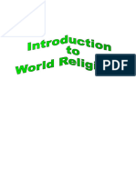 6 Introduction to World Religions information booklet