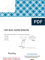 Sheet Metal Operation