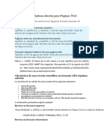 Formato APA Séptima Edición para Páginas Web