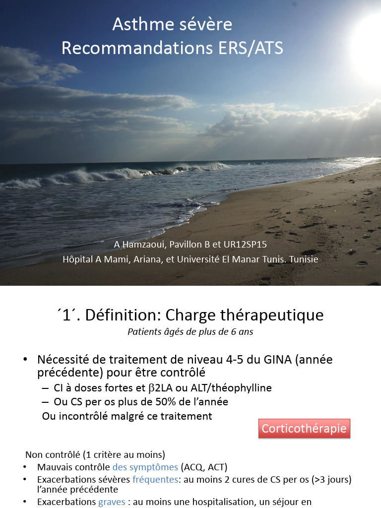 Asthme Severe ATS ERS PDF