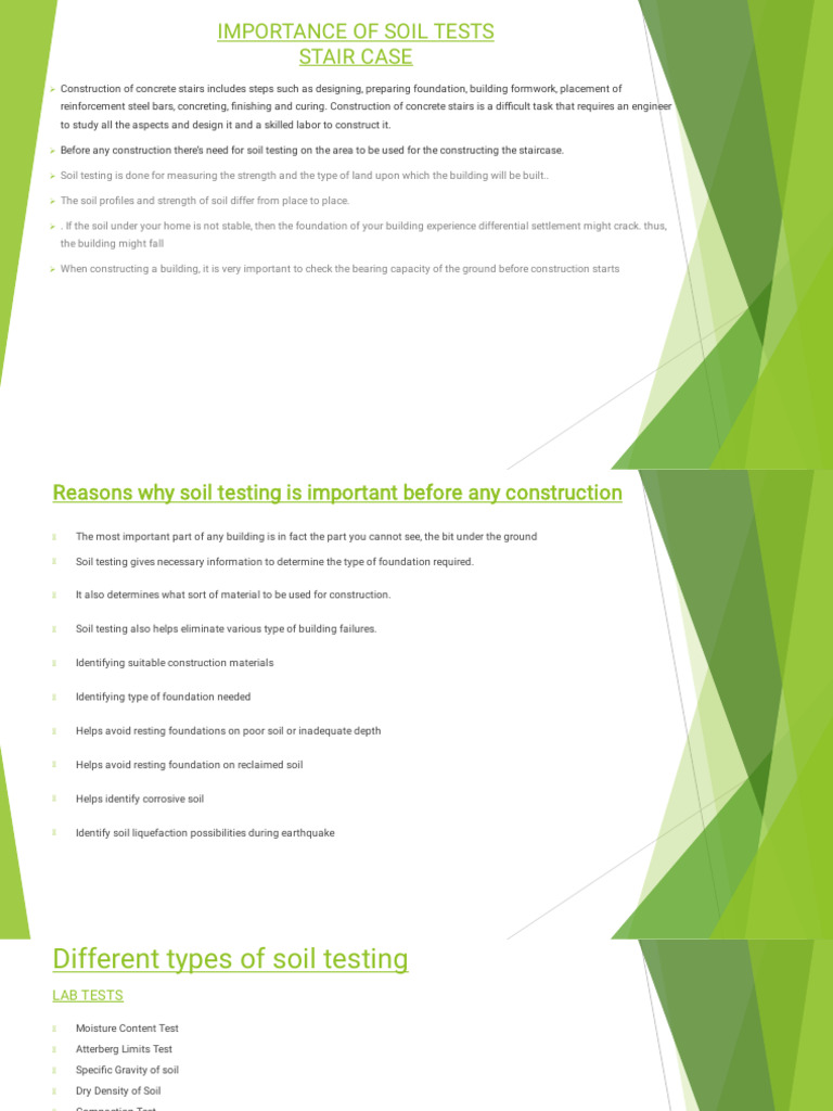 Importance of Soil Tests Final | PDF